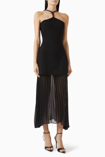 فستان فيتا طويل منسوج