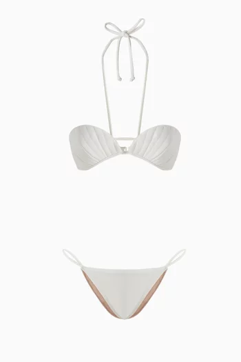 Coquille De Mer Halterneck Bikini Set