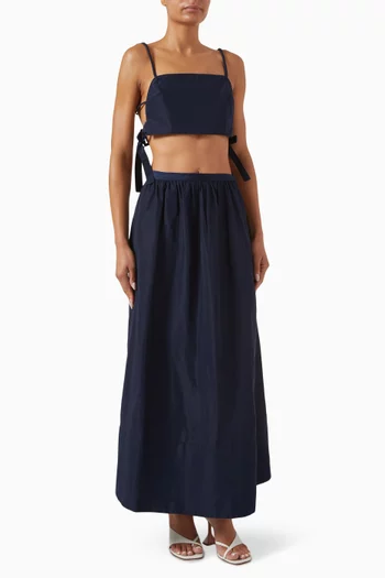Top & Skirt Set in Taffeta