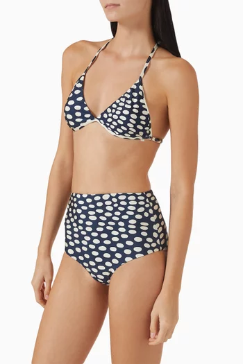 Pois High-waist Bikini Set