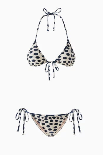 Pois Triangle Bikini Set