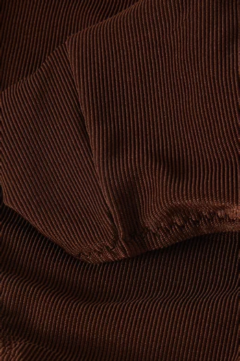Bandeau Bikini Set in Corduroy