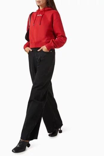 Le Gros Grain Hoodie in Cotton Fleece