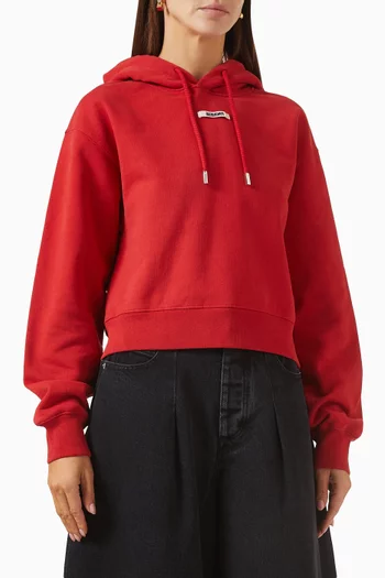 Le Gros Grain Hoodie in Cotton Fleece