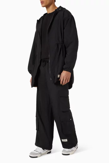 Wide Leg Pocket Pants in Recycled Shell