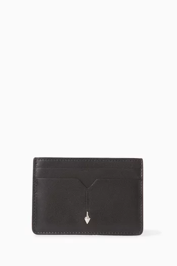 Theodore Card Holder in Leather