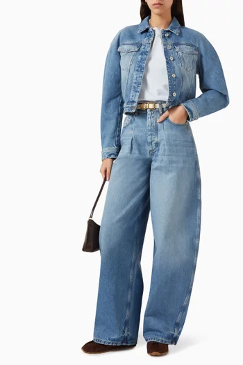 La Veste De-Nimes Ovalo Jacket in Denim