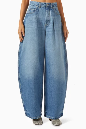 Le De-nimes Ovalo Jeans in Denim