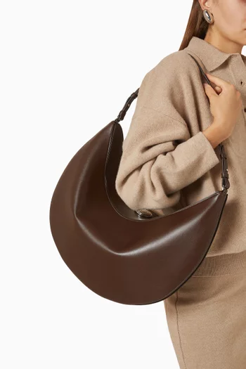 حقيبة كتف لو ساك اوفالو جلد