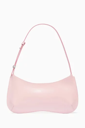 Le Bisou Zip Shoulder Bag in Leather