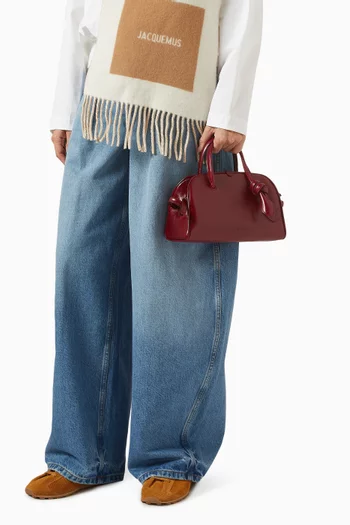 حقيبة لو بوتيت توريزمو صغيرة جلد مجعد