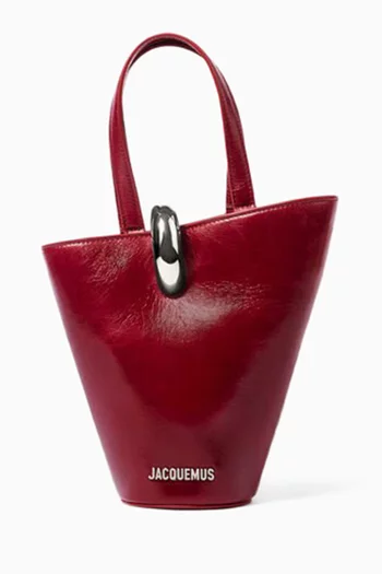Small Bambola Bucket Bag in Leather