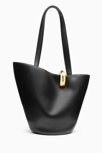 Le Bambola Moyen Tote Bag in Leather