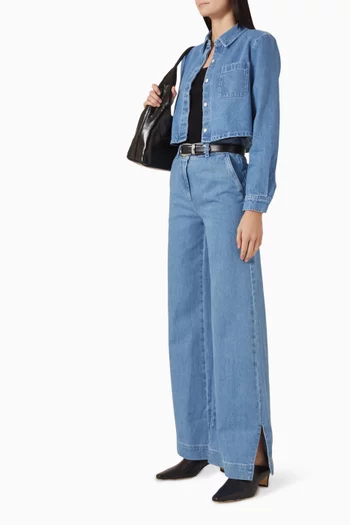 Eileen Wide-leg Jeans in Denim