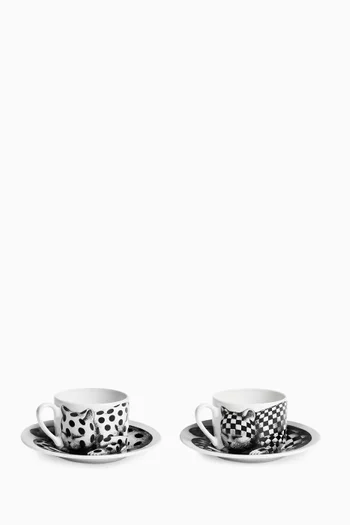 طقم فناجين وأطباق شاي هاي فيديليتي، زوجان