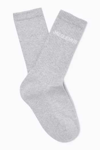 Les Chaussettes Socks in Organic-cotton Blend