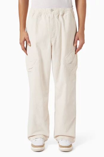 بنطال فلايت شيكاغو قماش قطن مخملي مضلع