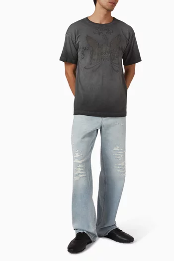 2001 D-macro Relaxed Jeans in Denim