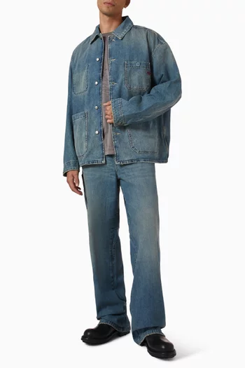 Utility Style Jacket in Denim