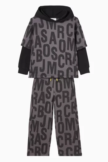 Jumbled Logo Sweatpants