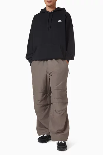 بنطال فضفاض قابل للتحويل قماش معالج