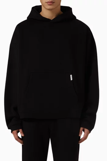 Initial Boxy Hoodie in Cotton