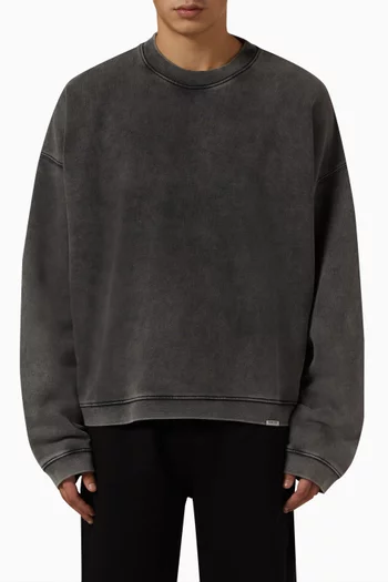 Initial Boxy Sweater in Cotton