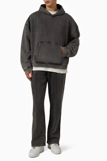 Initial Boxy Hoodie in Cotton