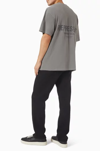 تي شيرت بشعار Owners Club‏ قطن