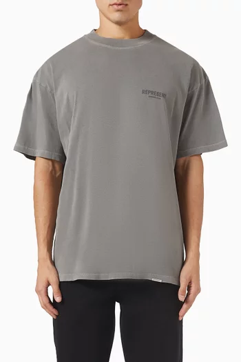 تي شيرت بشعار Owners Club‏ قطن