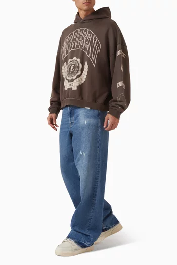 Legacy Crest Hoodie in Cotton-fleece