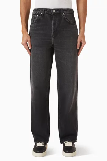 R3 Baggy Faded Jeans in Denim