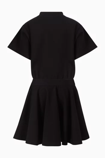 Heart Logo Skater Dress in Cotton