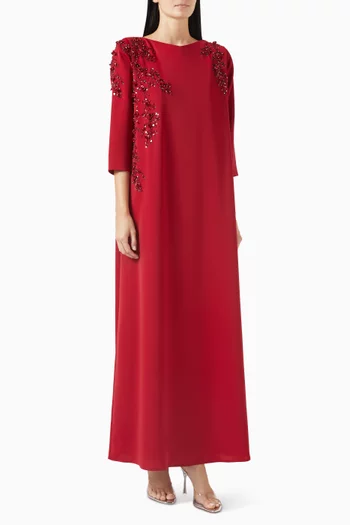 Floral Embellished Kaftan