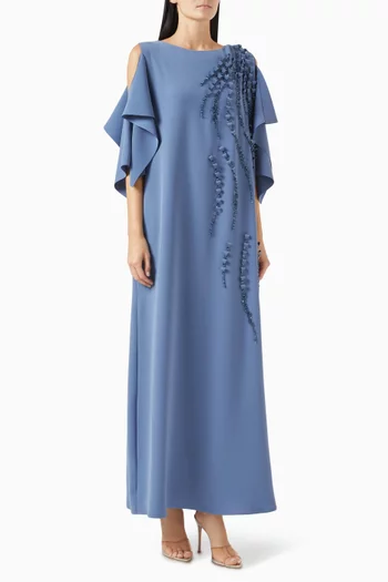 Embellished Cut-out Kaftan
