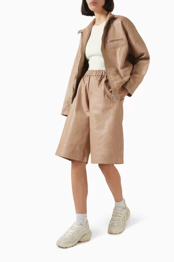 Fuel Shorts in Leather