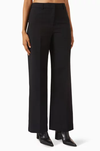 بنطال تانكريد بقصة ساق مستقيمة تويل