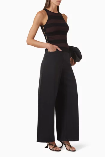 Dalt Wide-leg Jeans in Denim