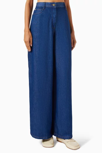 Dalt Wide-leg Jeans in Denim