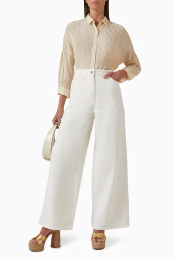 Dalt Wide-leg Jeans in Denim