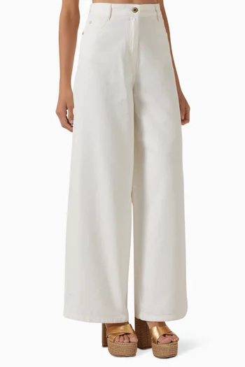 Dalt Wide-leg Jeans in Denim