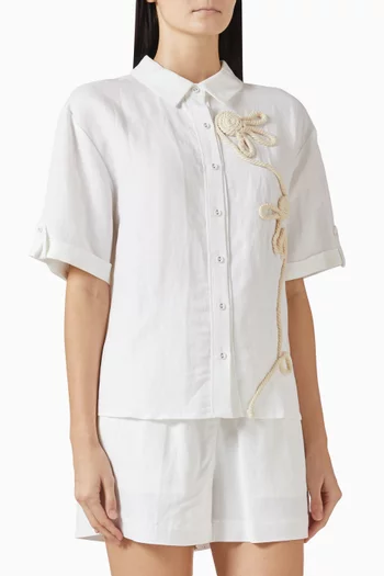 Rope Embroidered Shirt