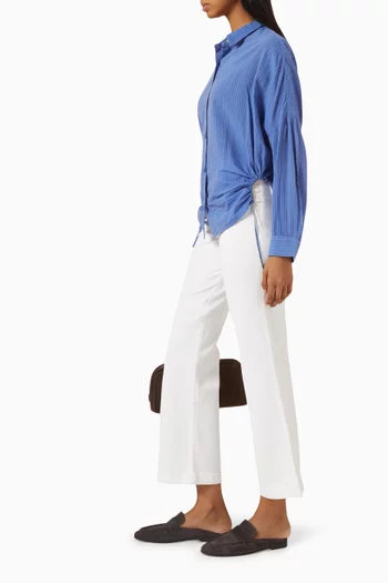 Botalia Cut-out Shirt in Viscose Blend