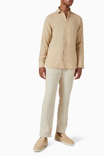Long-sleeve Shirt in Linen