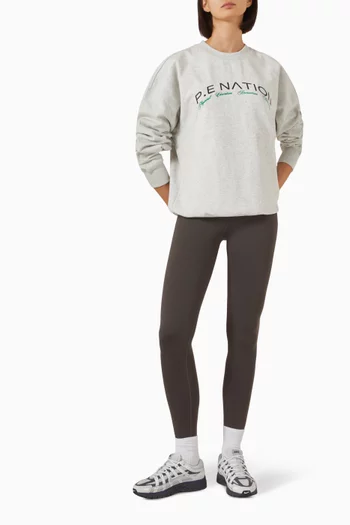 سويت شيرت فوليوم صوف قطني