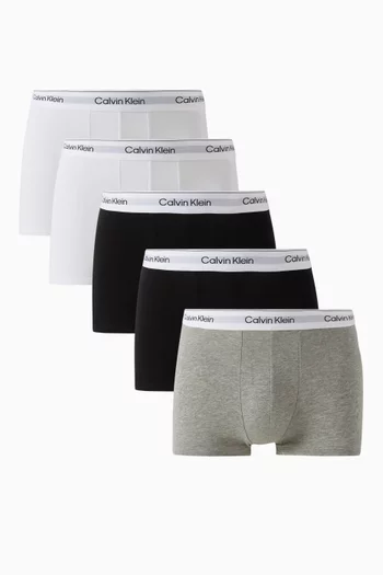 Icon Low-rise Boxer Briefs in Stretch Cotton, Set of 5