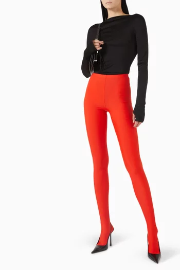 High-waisted Leggings in Lycra
