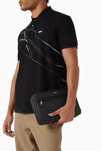 Monogram Washbag in Bonded Leather