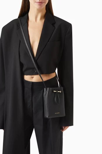 Midi Osette Pouch in Grained Calf Leather