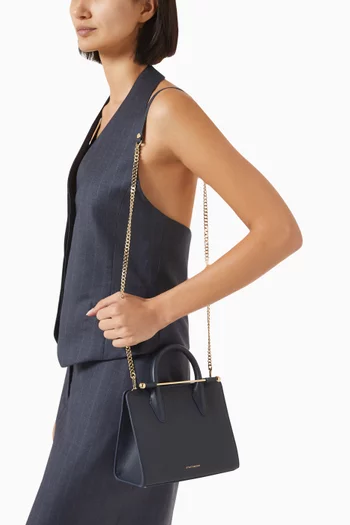 Mini Tote Bag in Smooth Calf Leather